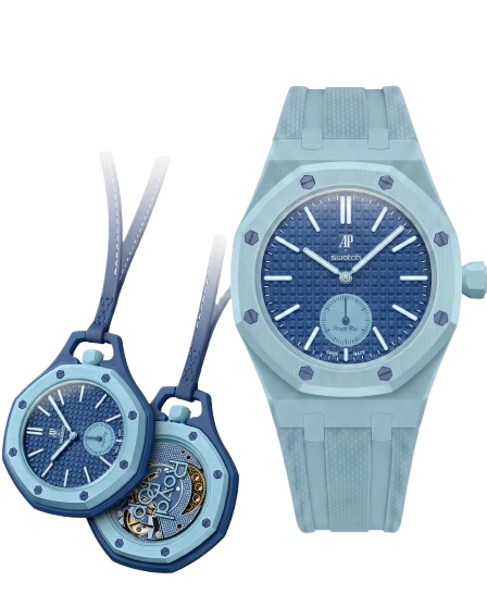 Bracelet Royal Pop Silicone Bleu Ice